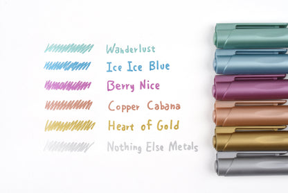 Faber-Castell - Metallic Multi-Surface Creative Markers - 6 Color Set