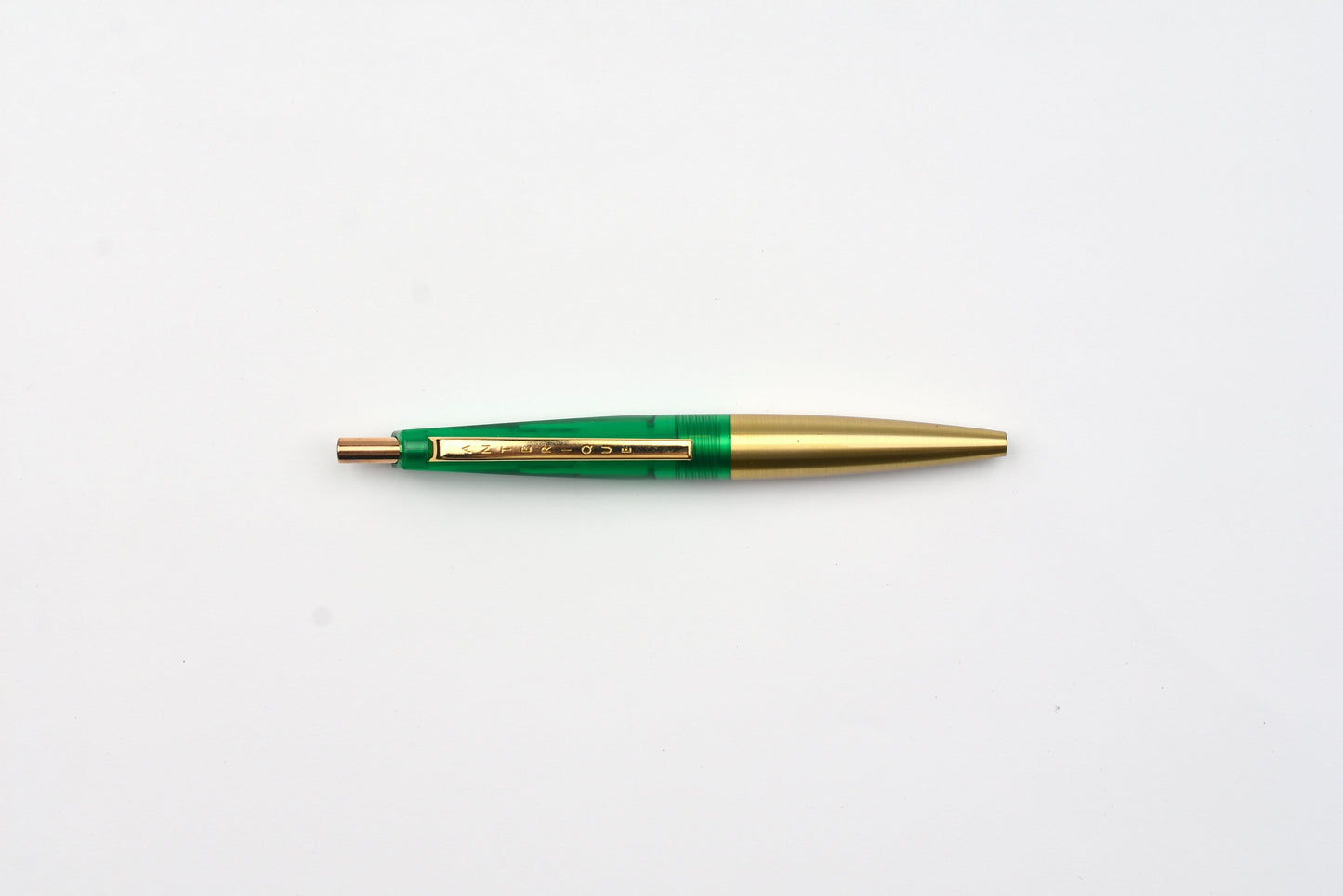 Anterique Stationers - Ultra-Low Viscosity Ballpoint Pen - Mini - 0.5mm - Brass Edition
