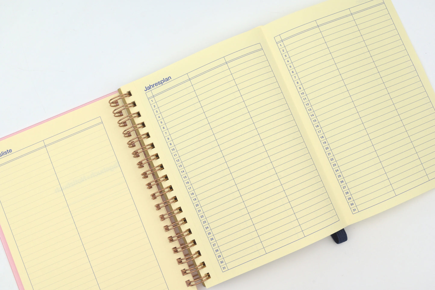 Delfonics Rollbahn Spiral Notebook - Free Diary - Clear