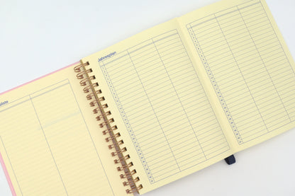Delfonics Rollbahn Spiral Notebook - Free Diary - Clear