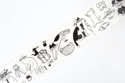 Classiky - Toraneko Bonbon Kraft Paper Adhesive Tape - Cat