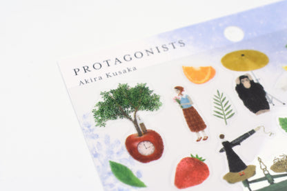 Cozyca - Akira Kusaka - Protagonists 2 Stickers
