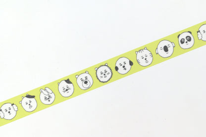 Classiky x Sennokoto Masking Tape - Face: Yellow