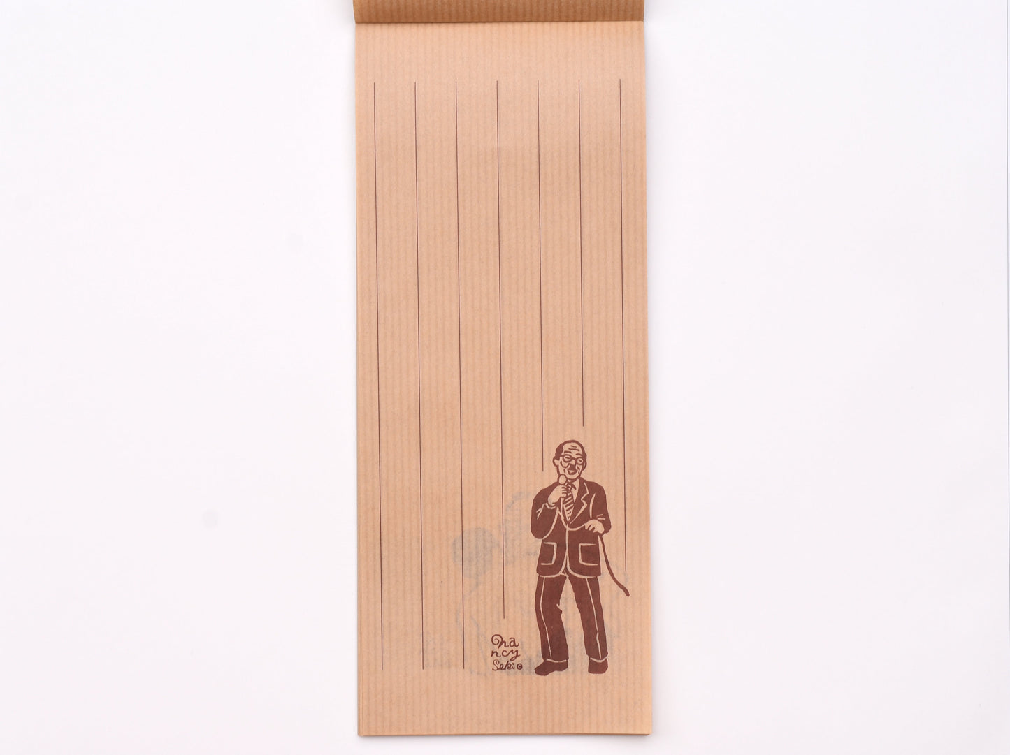 Classiky - Nancy Seki Letter Paper Pad - Middle Aged Man