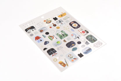 Cozyca - Nishi Shuku - Scene Stickers