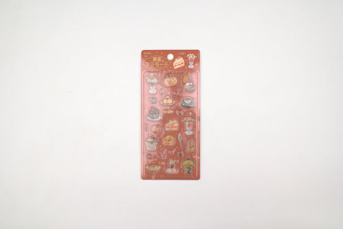 BGM 3D Sticker Sheet - Kyururun - Cafe a la Mode - Brulee