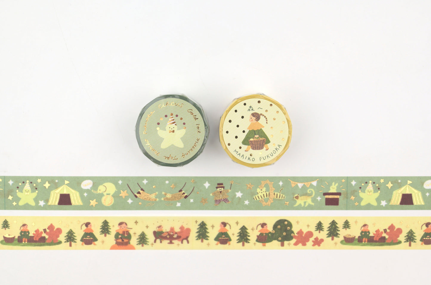 Cozyca - Mariko Fukuoka Foil Stamping Washi Tape