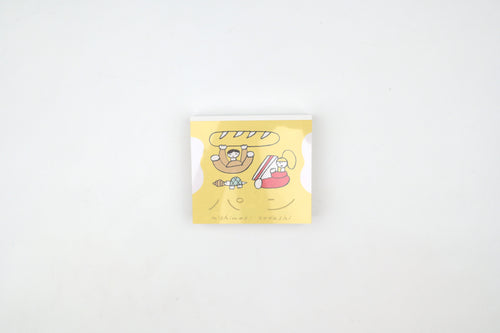 Cozyca - Tadashi Nishiwaki Memo Pad - Bread