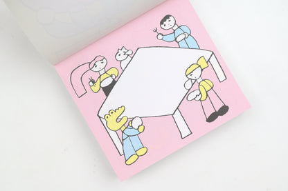 Cozyca - Tadashi Nishiwaki Memo Pad - Sleepy