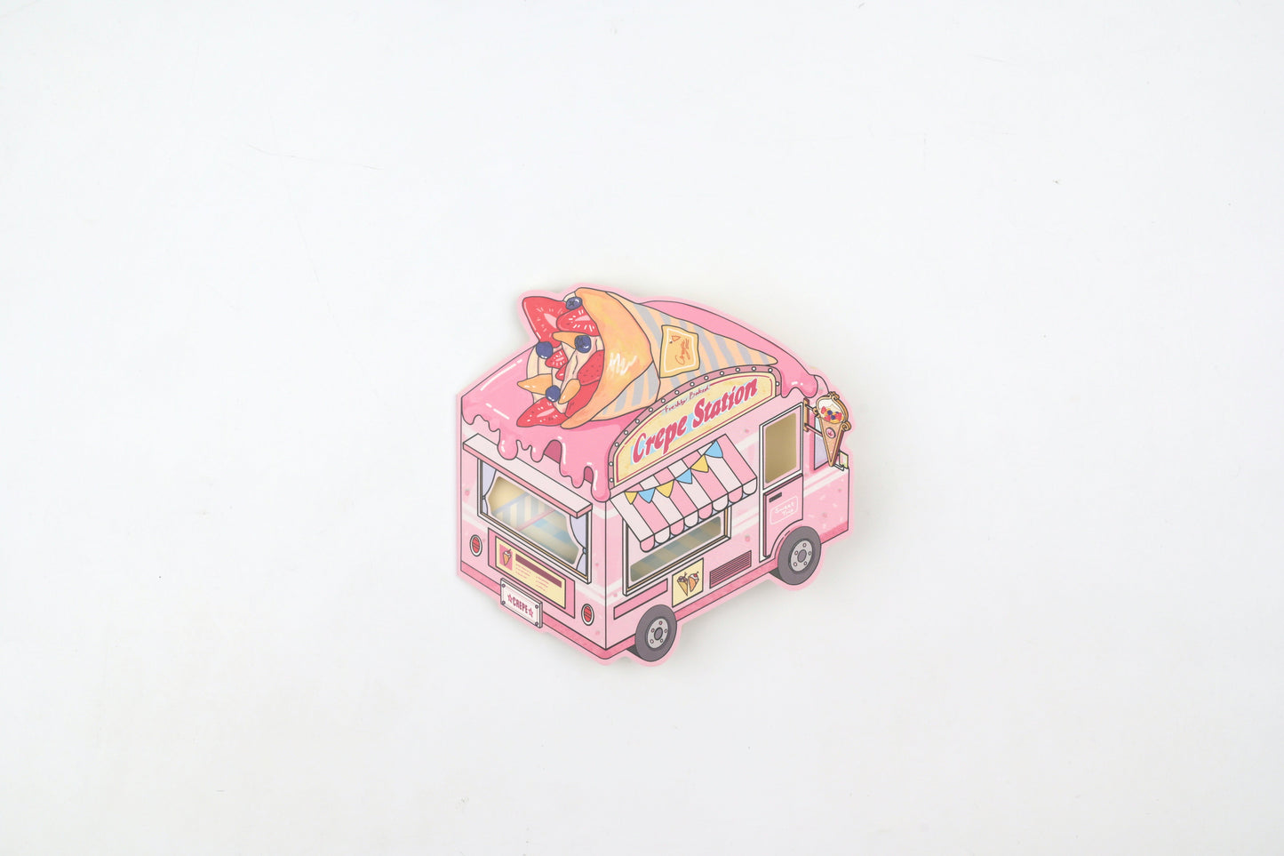 BGM Deco 2.5D Sticker - Diorama - Crepe Shop