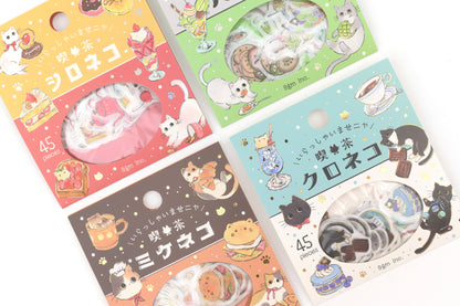BGM Flake Sticker - Foil Stamping - Welcome, Meow!