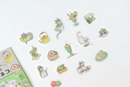 BGM Flake Sticker - Foil Stamping - Welcome, Meow!