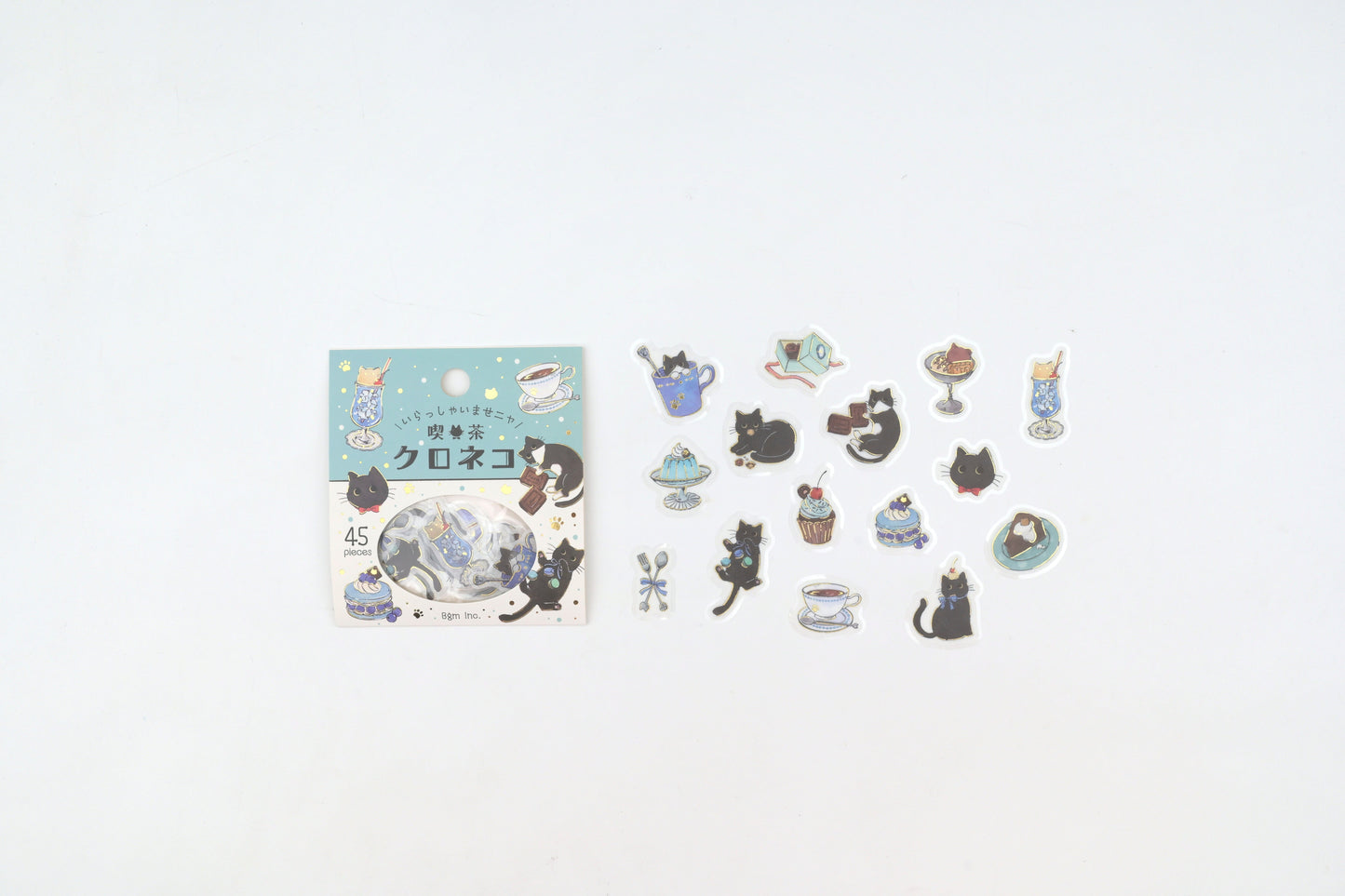 BGM Flake Sticker - Foil Stamping - Welcome, Meow!