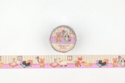 BGM Washi Tape - Foil Stamping - Pieni Stitch - Small Party