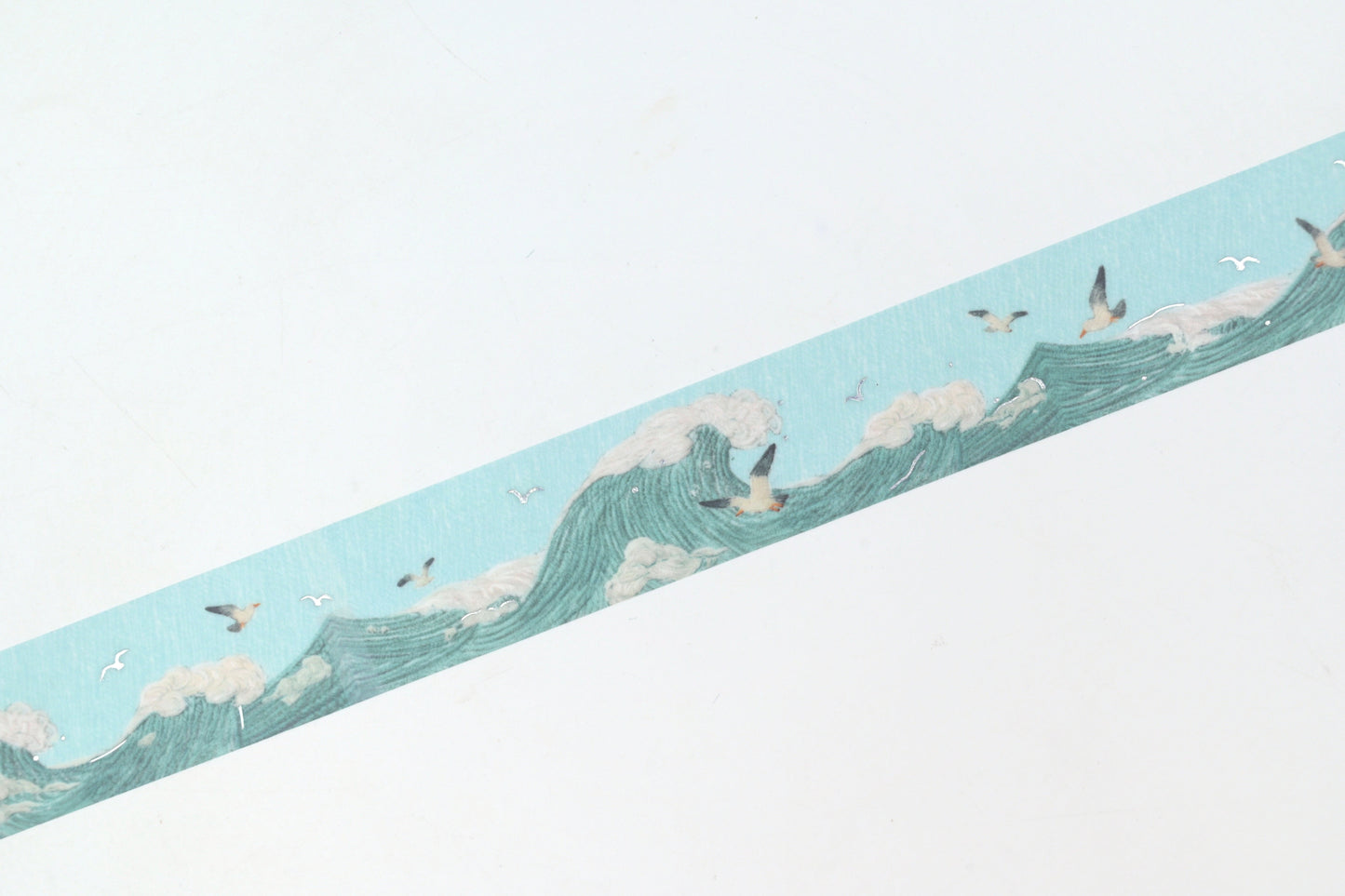 BGM Washi Tape - Foil Stamping - Pieni Stitch - Small Sea