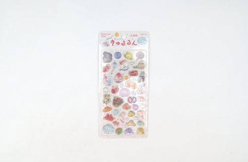 BGM 3D Sticker Sheet - Kyururun - 2026 Summer Limited - Summer Tradition