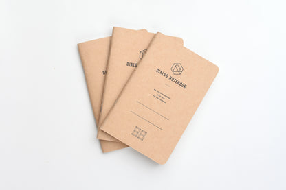 DIALOG NOTEBOOK - Grid - Pack of 3