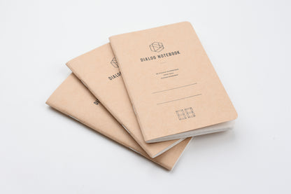 DIALOG NOTEBOOK - Grid - Pack of 3