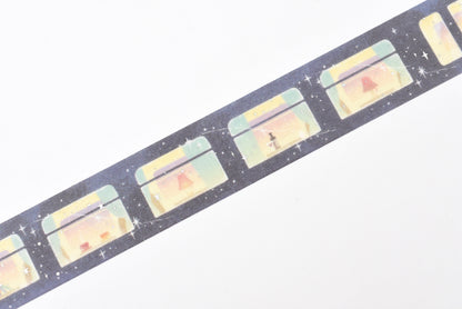 BGM Life Washi Tape - Foil Stamping - Sleeping Train in the Stars