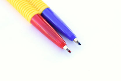 Batons Dual Ballpoint Pen - Yellow