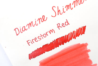 Diamine Shimmer Ink - Firestorm Red - 50mL