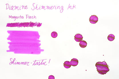 Diamine Shimmer Ink - Magenta Flash - 50mL