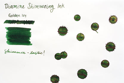 Diamine Shimmer Ink - Golden Ivy - 50mL