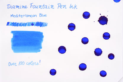 Diamine Fountain Pen Ink - Mediterranean Blue - 30mL