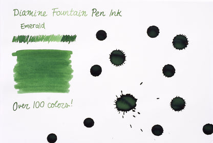 Diamine Fountain Pen Ink - Emerald - 30mL