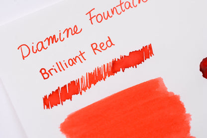 Diamine Fountain Pen Ink - Brilliant Red - 30mL