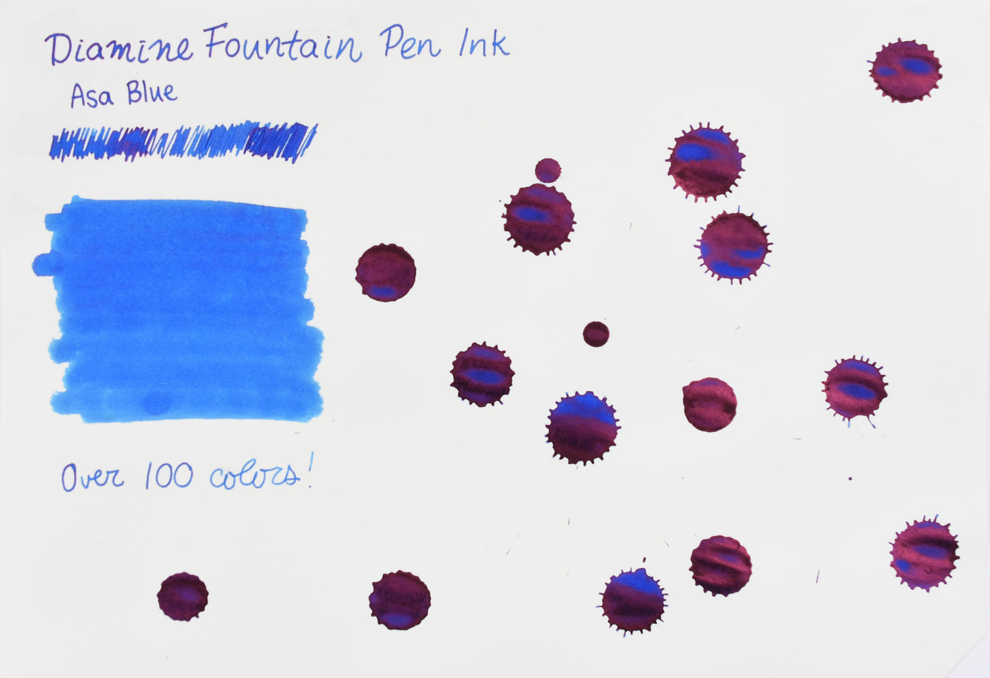 Diamine Fountain Pen Ink - Asa Blue - 30mL