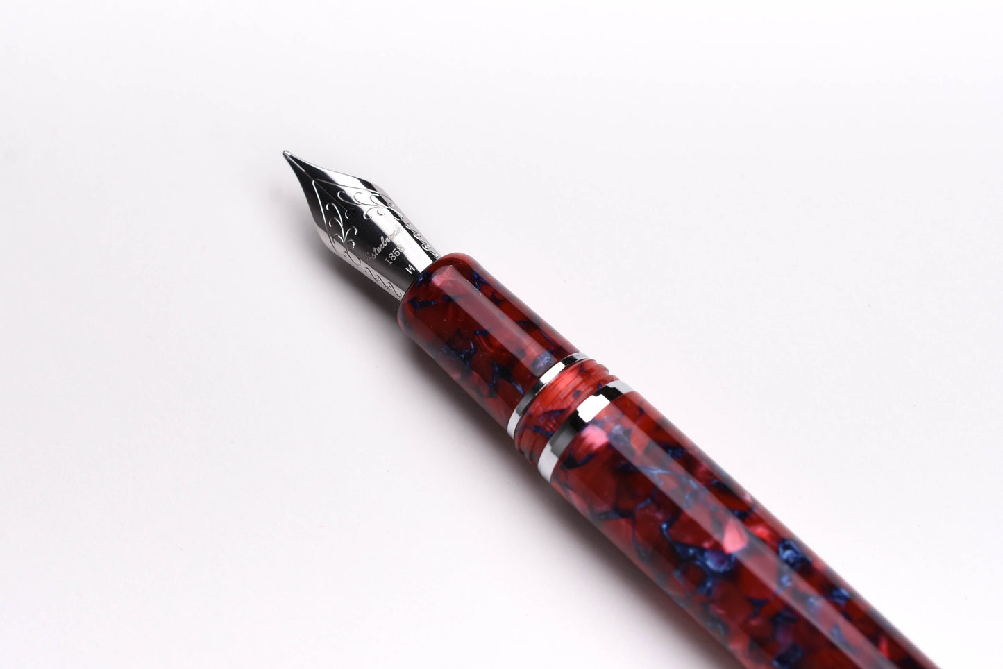 Esterbrook Estie Fountain Pen - Scarlet - Palladium Trim