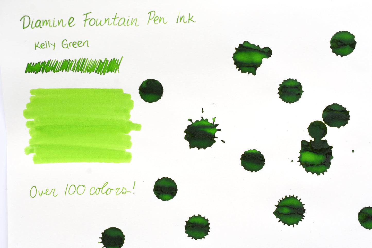 Diamine Fountain Pen Ink - Kelly Green - 30mL