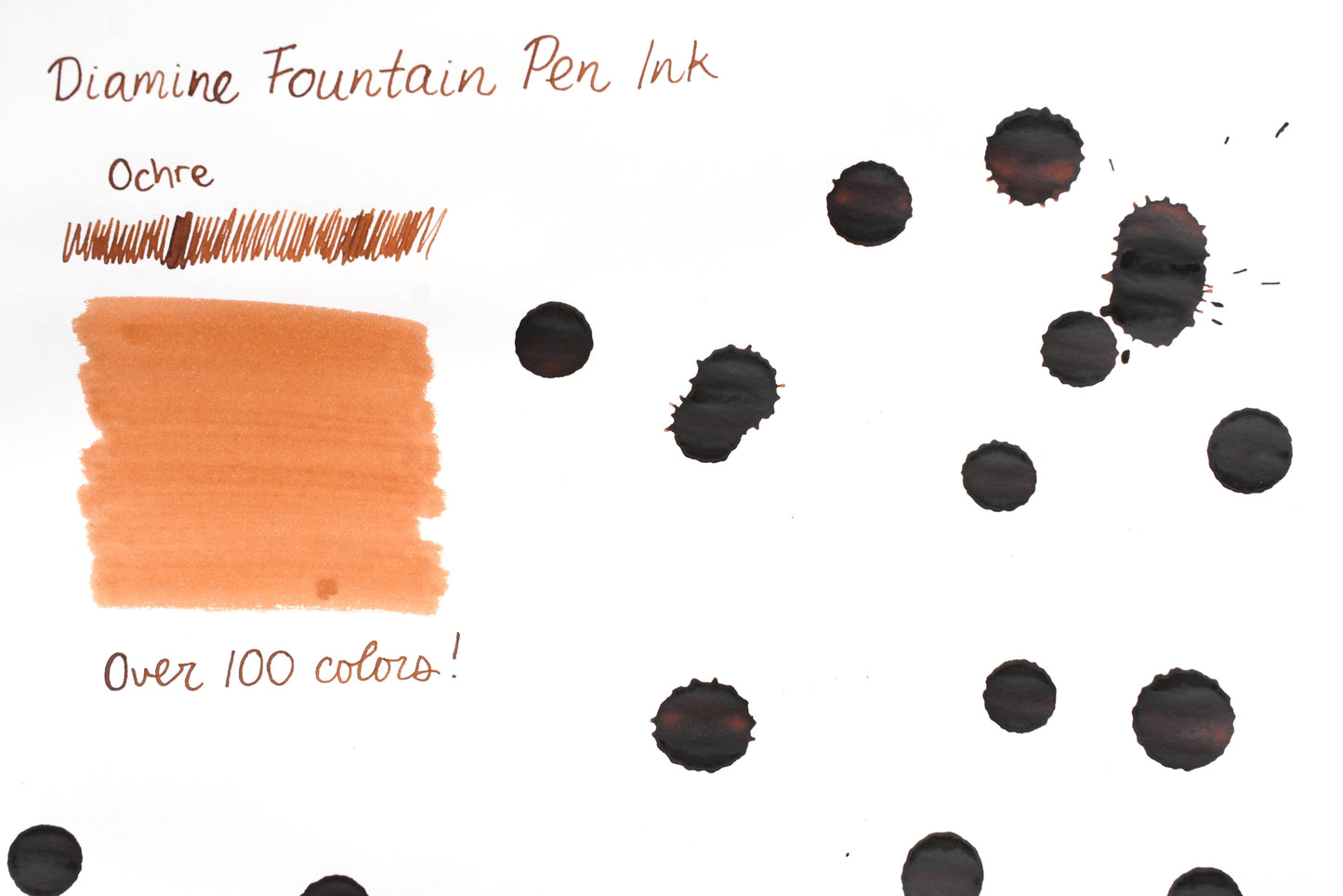 Diamine Fountain Pen Ink - Ochre - 30mL