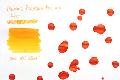 Diamine Fountain Pen Ink - Amber - 30mL
