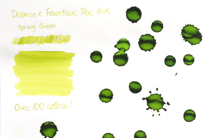 Diamine Fountain Pen Ink - Spring Green - 30mL