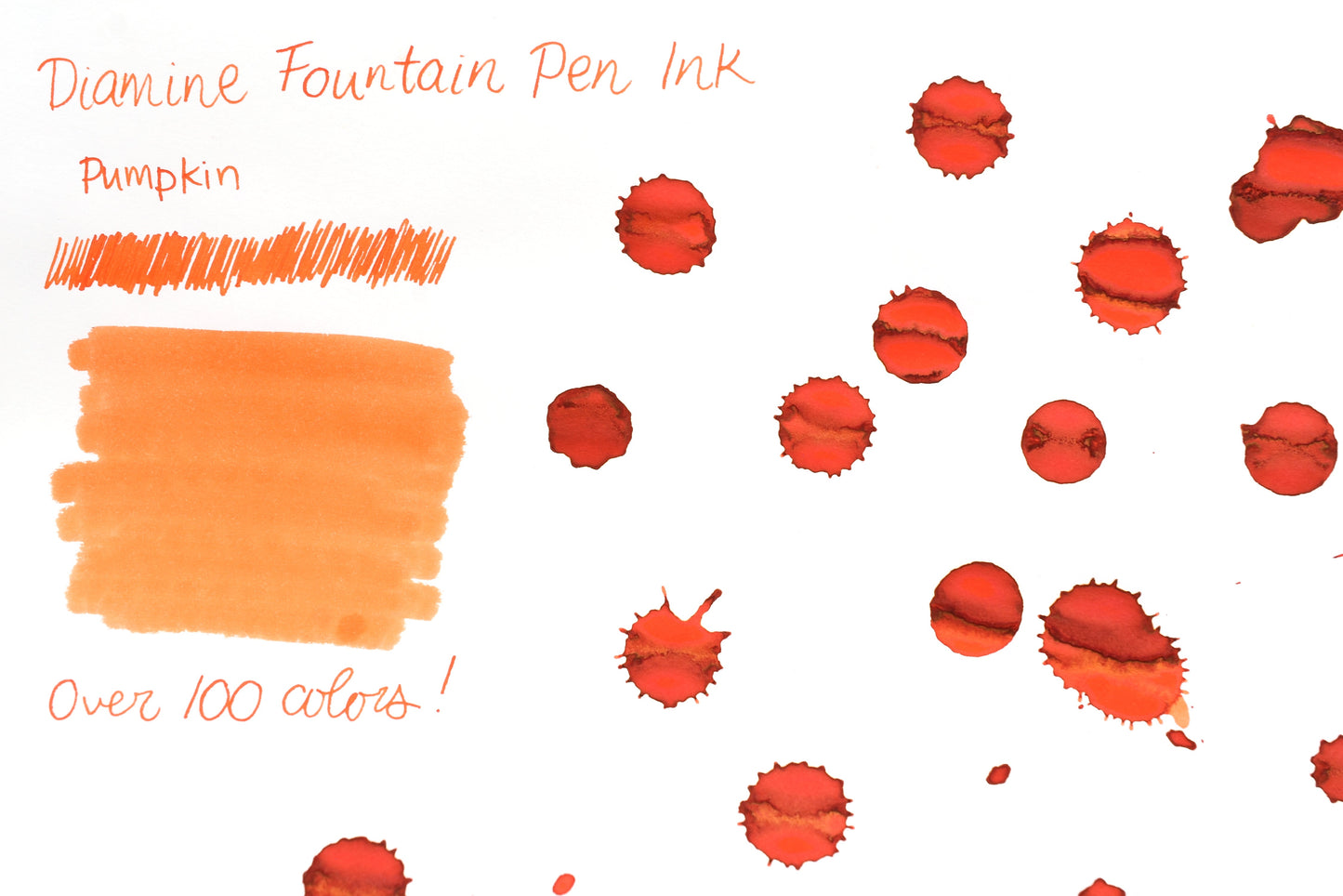 Diamine Fountain Pen Ink - Pumpkin - 30mL