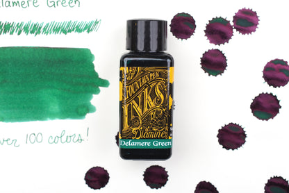 Diamine Fountain Pen Ink - Delamere Green - 30mL