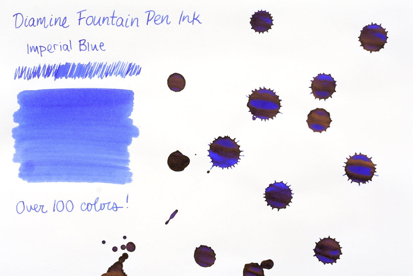 Diamine Fountain Pen Ink - Imperial Blue - 30mL