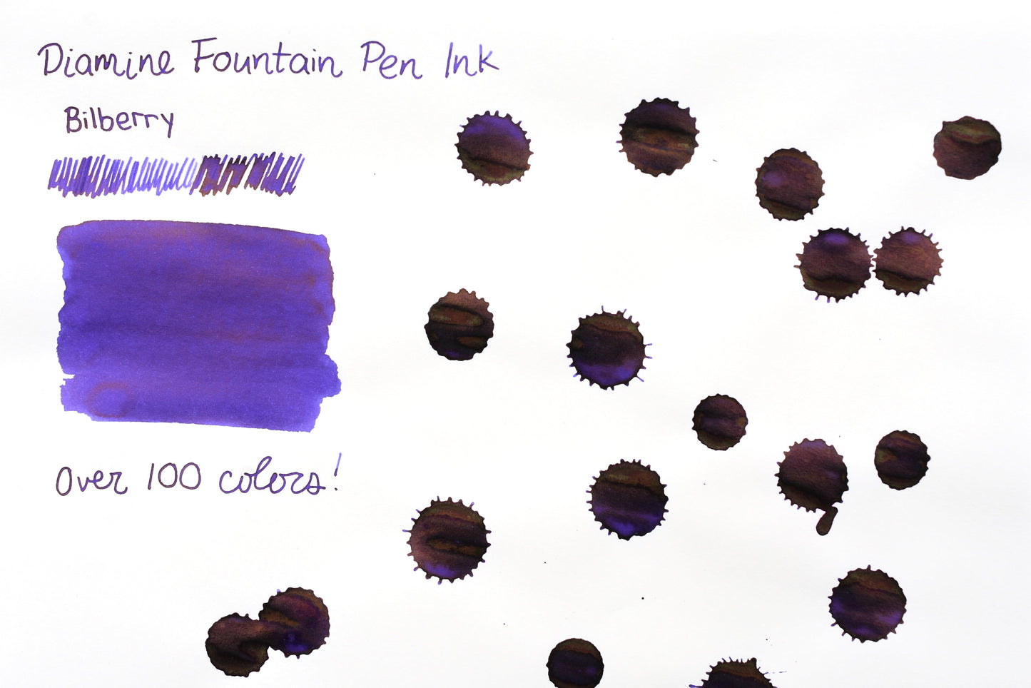 Diamine Fountain Pen Ink - Bilberry - 30mL