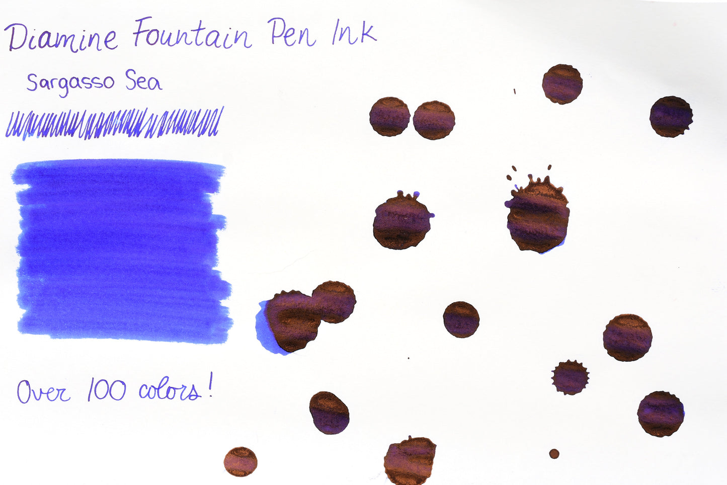 Diamine Fountain Pen Ink - Sargasso Sea - 30mL