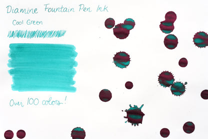 Diamine Fountain Pen Ink - Cool Green - 30mL