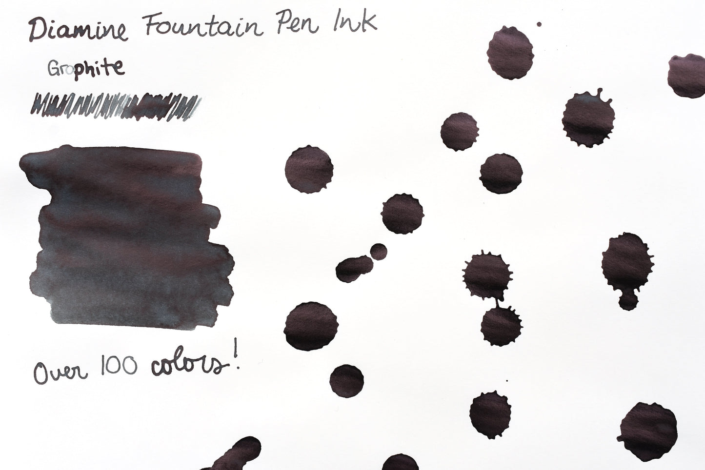 Diamine Fountain Pen Ink - Graphite - 30mL