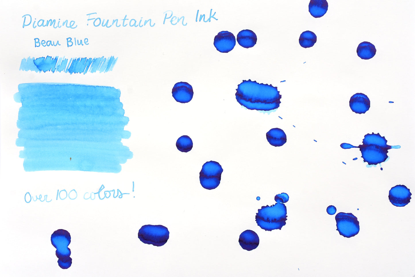 Diamine Fountain Pen Ink - Beau Blue - 30mL