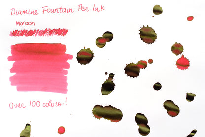 Diamine Fountain Pen Ink - Maroon - 30mL