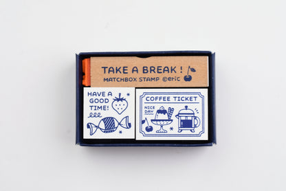 Eric Small Things x SANBY Matchbox Stamp - Coffee Shop