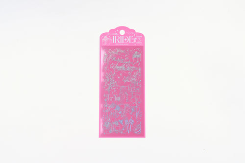 BGM - Foil Stamping Iride Sticker Sheets - Gift