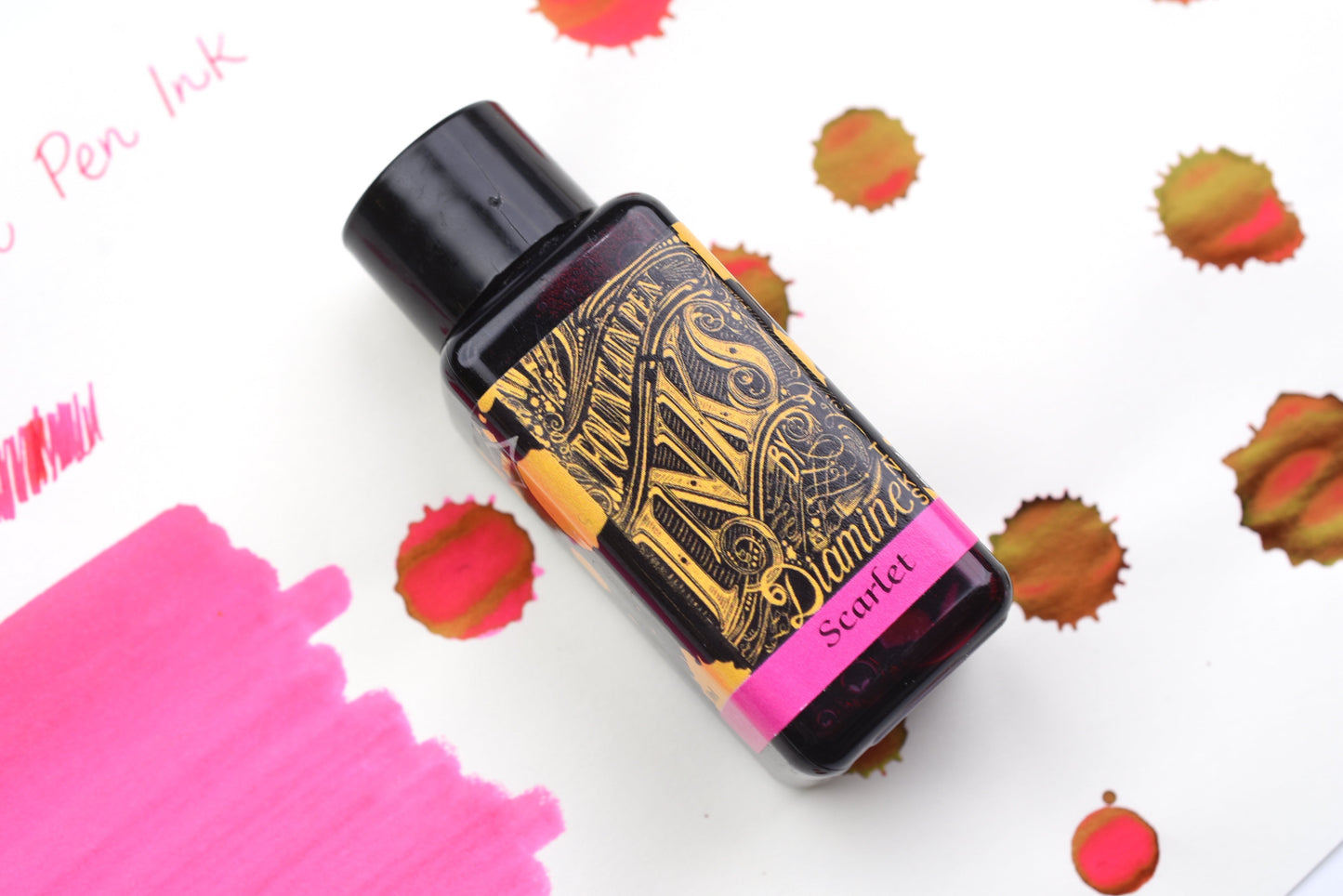 Diamine Fountain Pen Ink - Scarlet - 30mL
