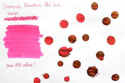 Diamine Fountain Pen Ink - Scarlet - 30mL