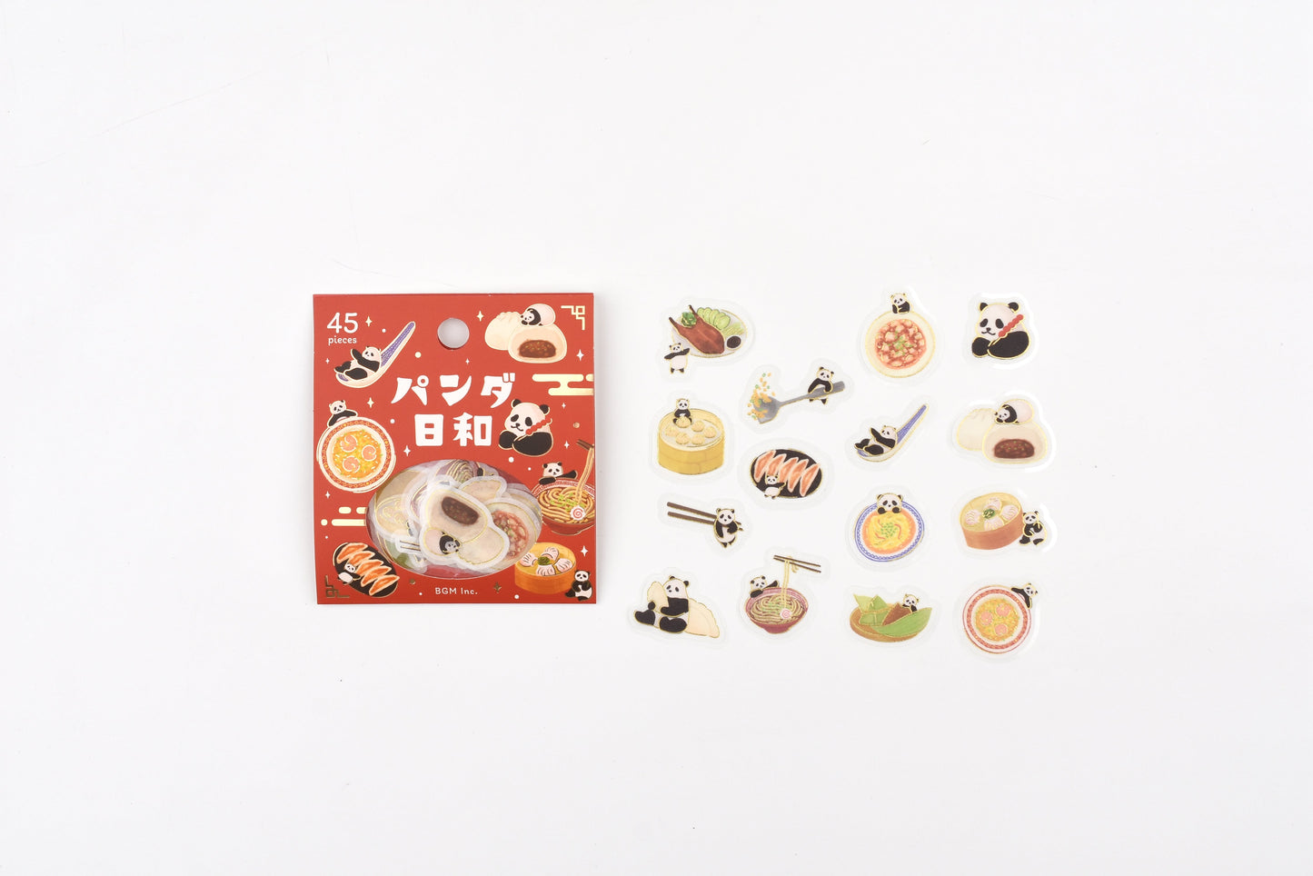 BGM Flake Stickers - Foil Stamping - Panda Weather